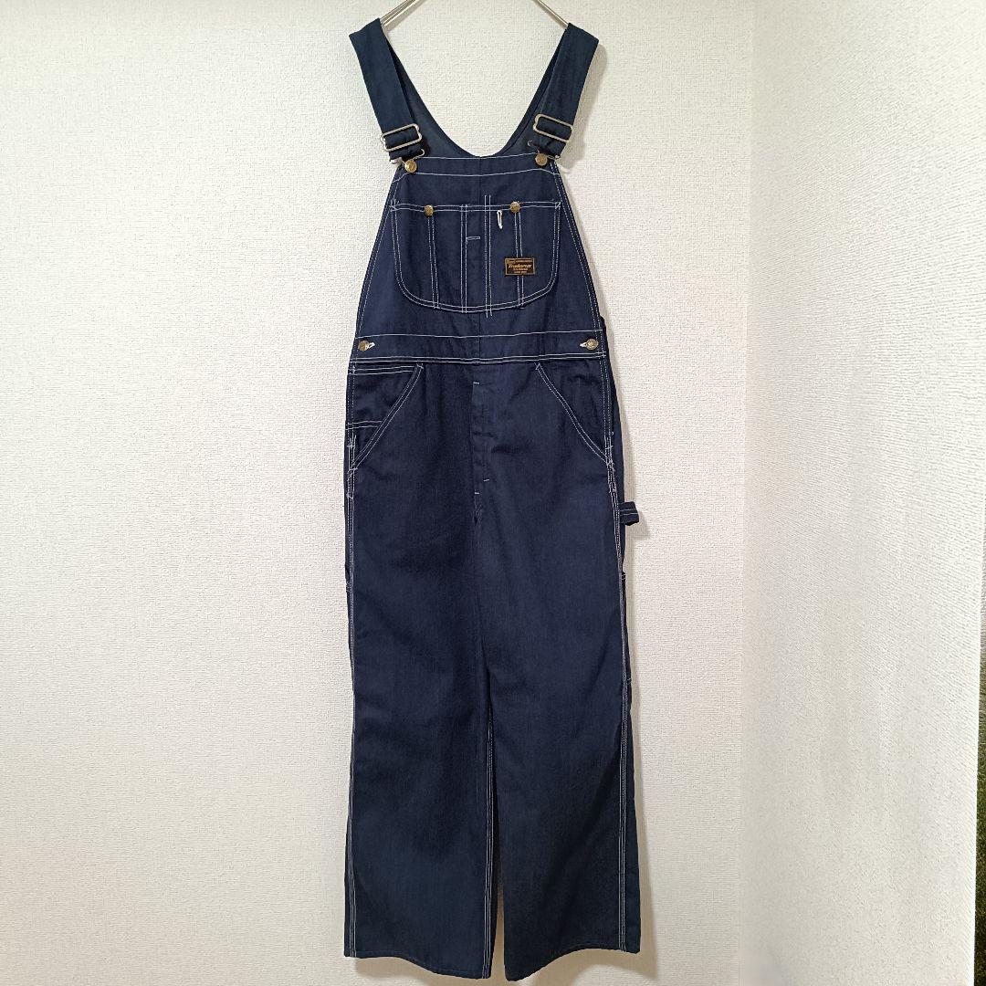 60s-70s Sears Tradewear デニムオーバーオール 濃紺