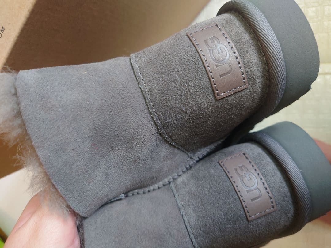 UGG W BAILEY ZIP MINI グレー 5サイズ