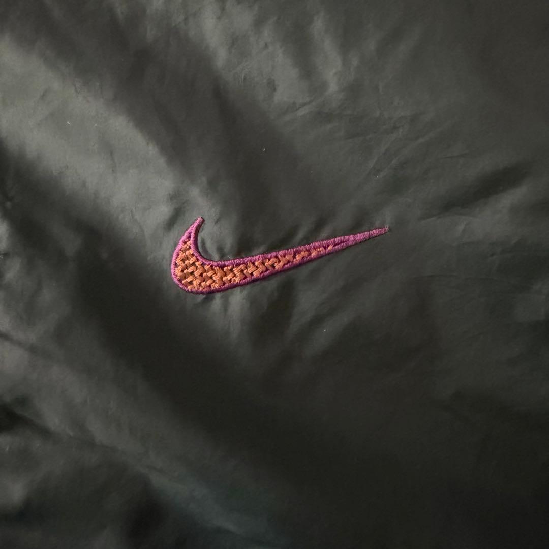 OREGON NIKEナイキ90sナイロンジャケット刺繍スウォッシュロゴ好配色