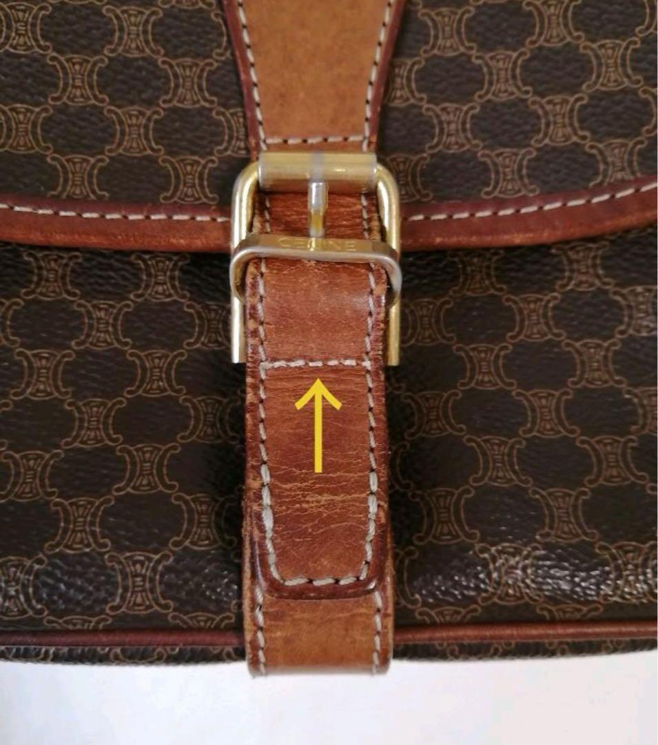 オールドセリーヌ マカダム柄 ショルダーバック