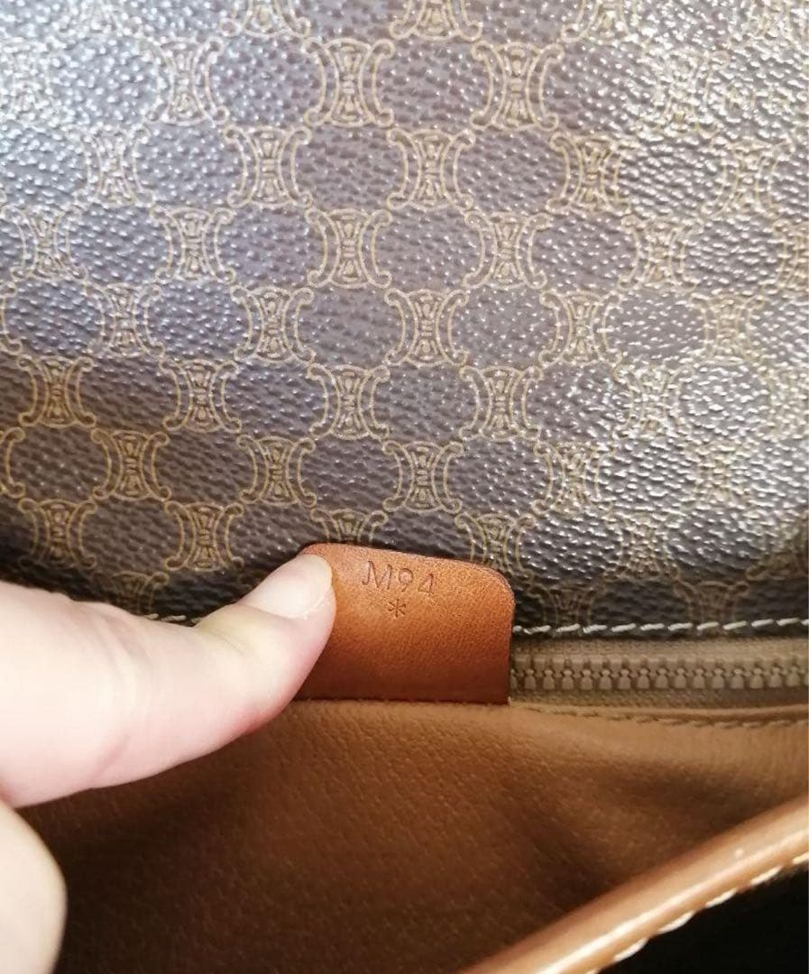 オールドセリーヌ マカダム柄 ショルダーバック