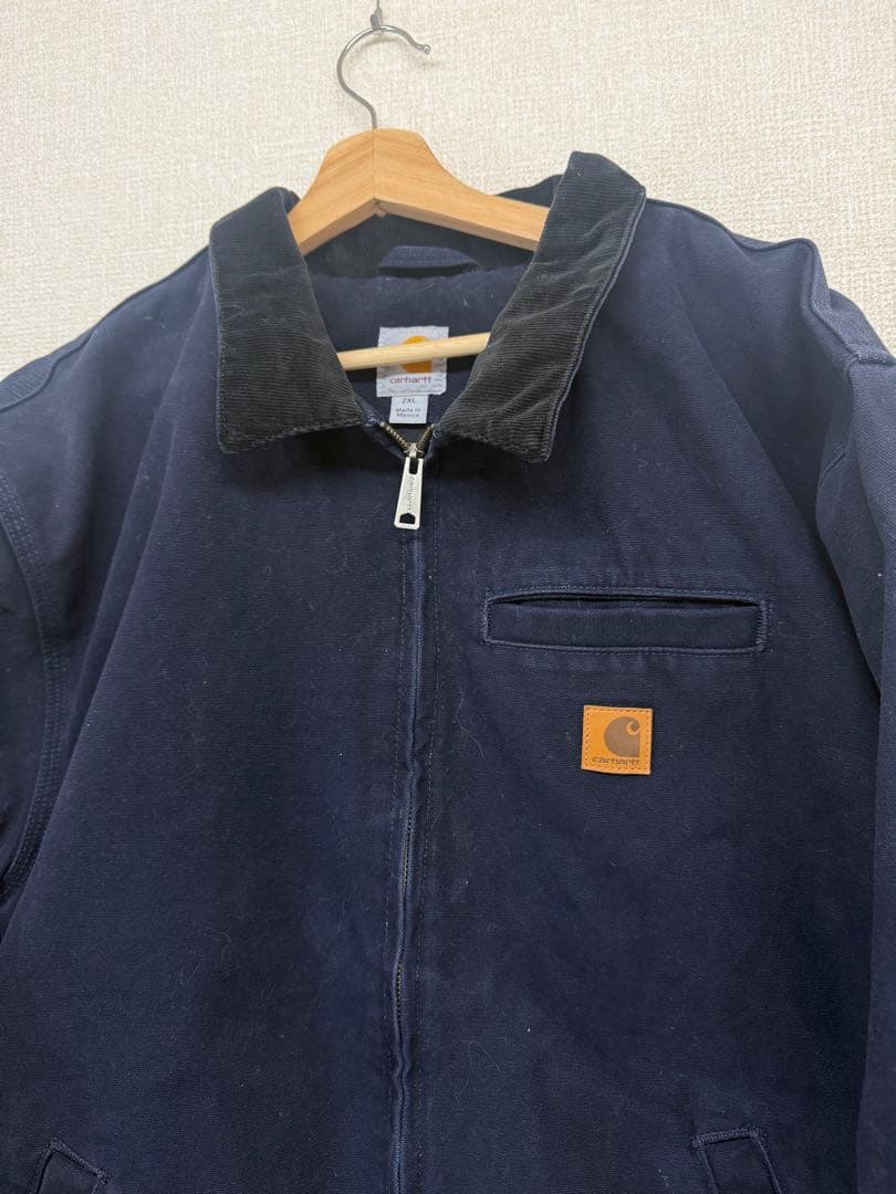 カーハート　デトロイトジャケット　メキシコ製　2XL ネイビー