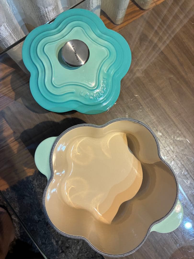 Le Creuset ココットフルール 16 クールミント