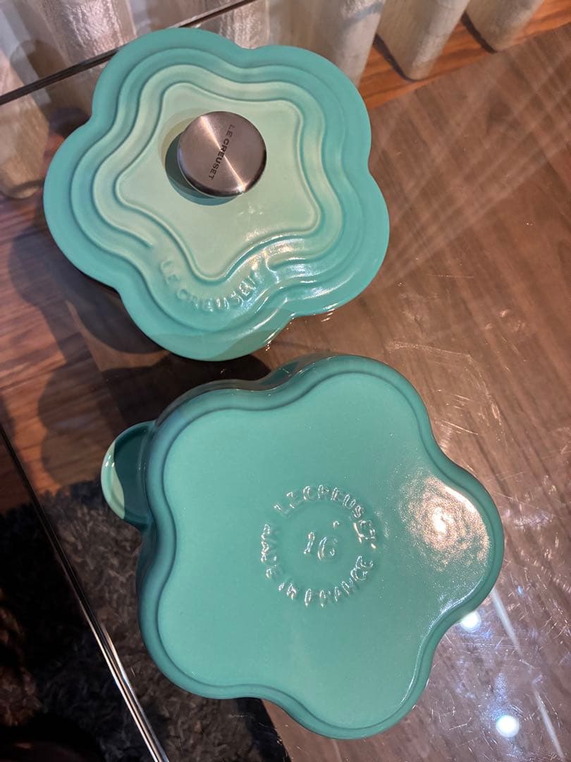 Le Creuset ココットフルール 16 クールミント