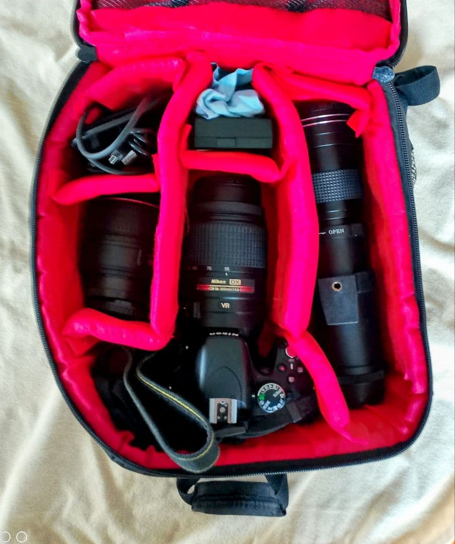 Nikon デジタル一眼レフカメラ D5100 レンズ 3本 撮影枚数284枚