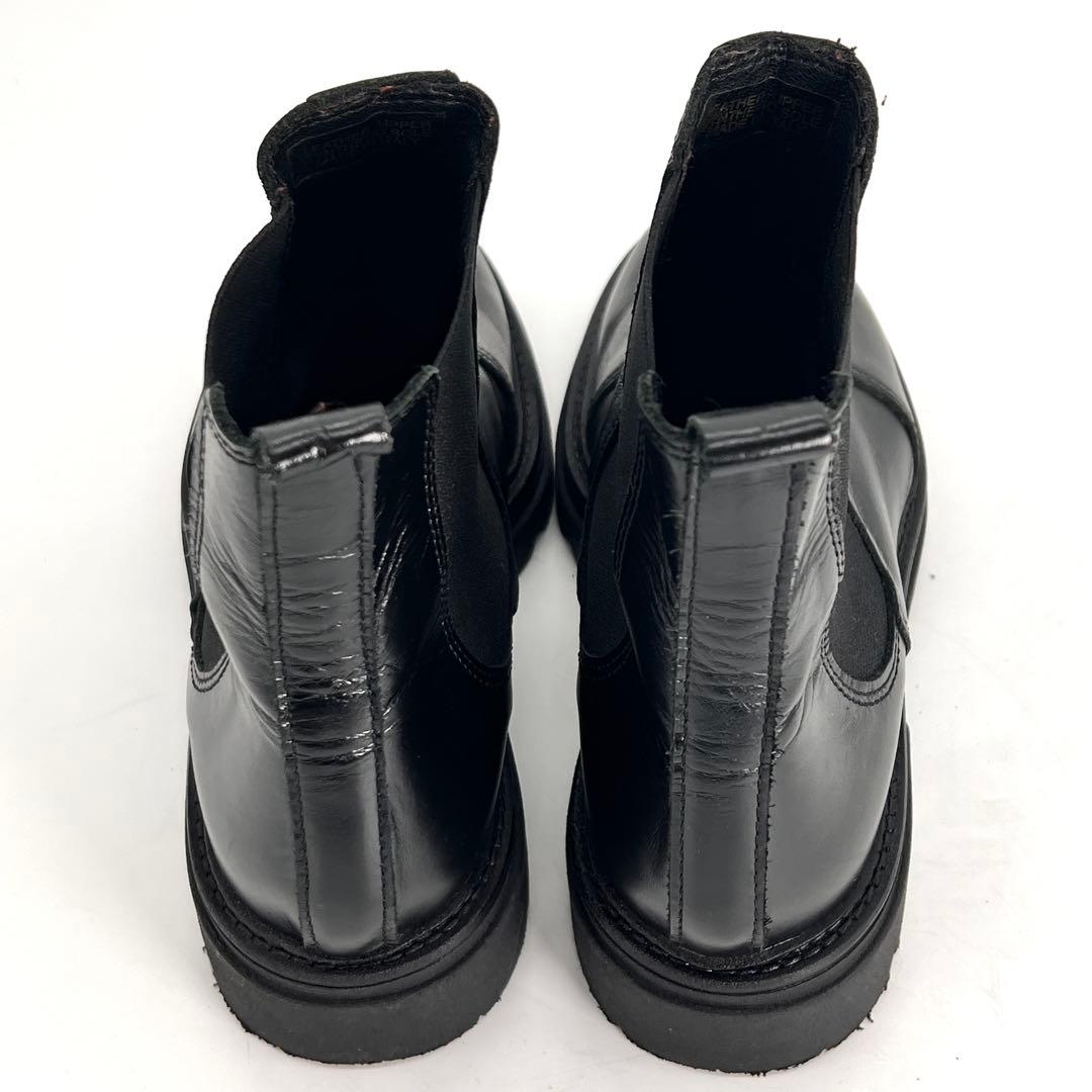 【美品】 ENESS エネス　サイドゴアブーツ　厚底　トラックソール　黒　37