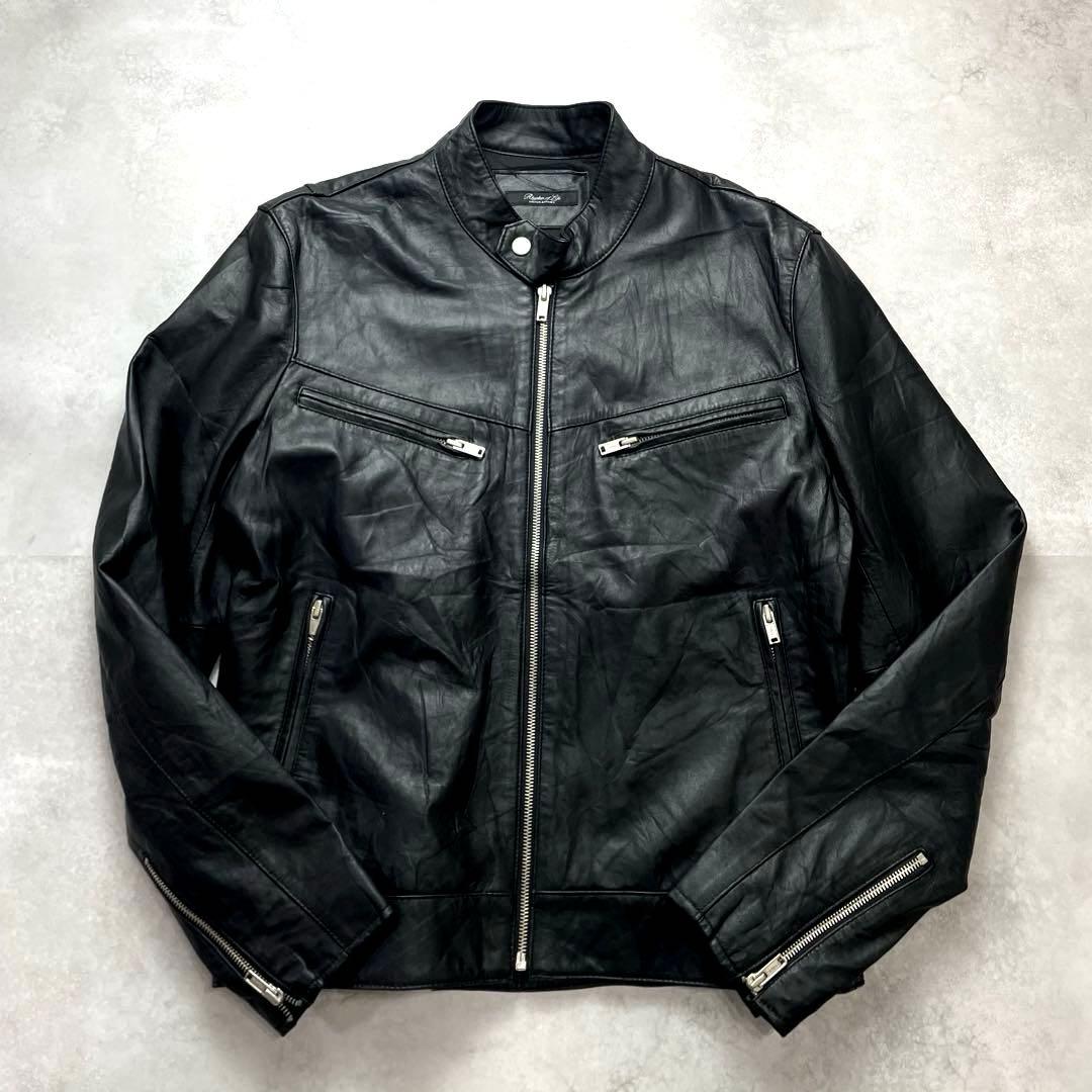 ユナイテッドアローズ Rhythm of Life レザーシングルライダース