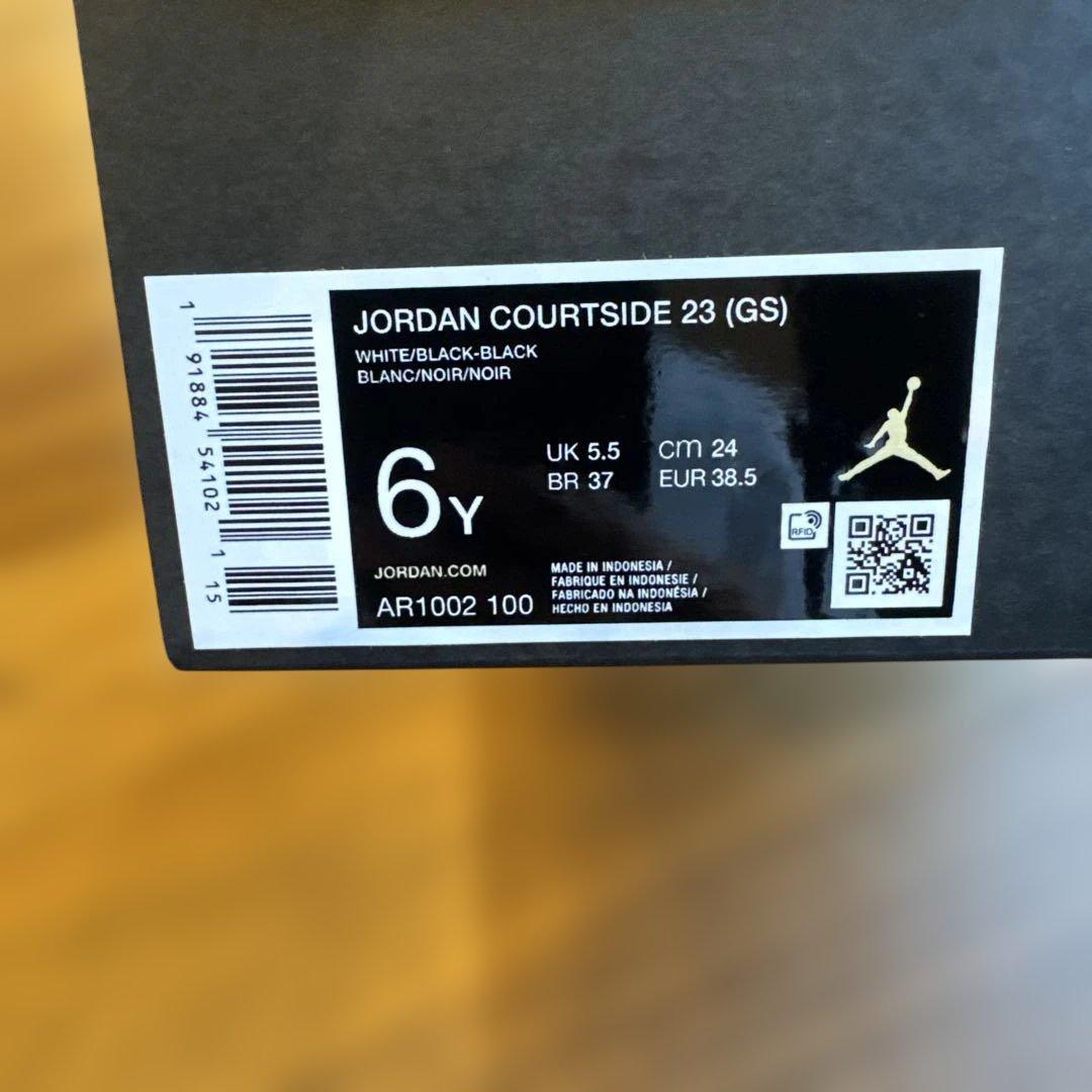 スニーカー JORDAN COURTSIDE 23 White/Black 24cm