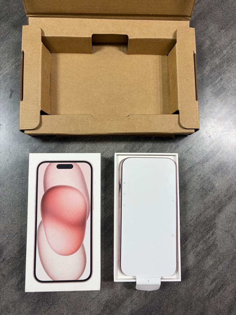 【バッテリー100%】Apple iPhone 15 本体 ピンク　256GB