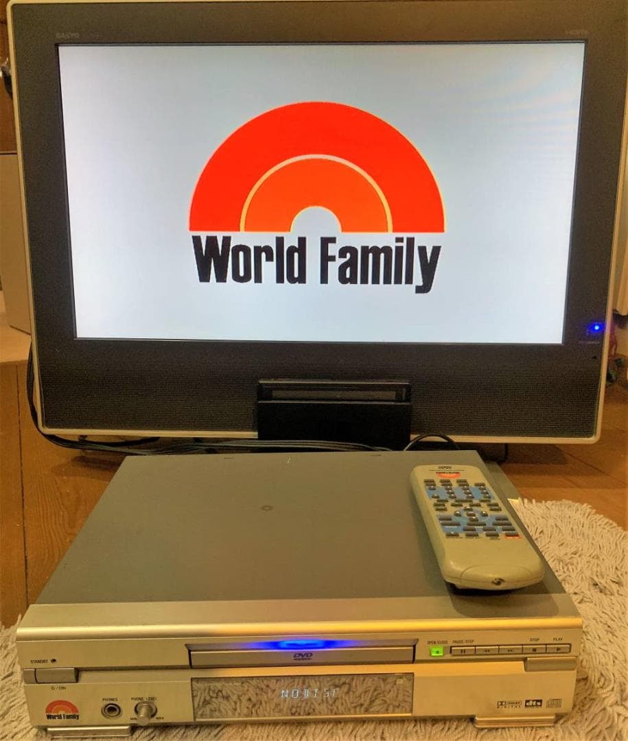 ❤️取説付きDWE動作品★ディズニーワールドファミリー DVD-1 プレーヤー