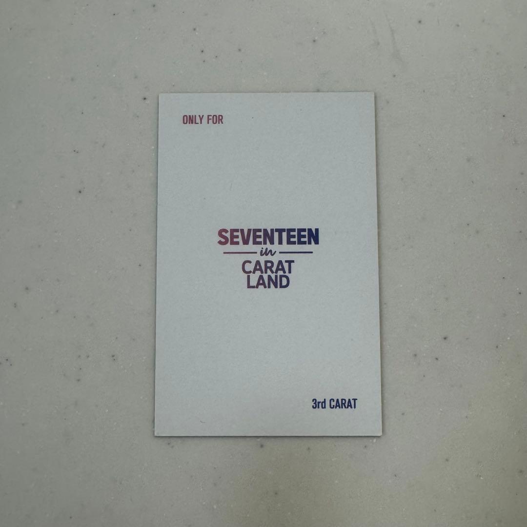 SEVENTEEN ウォヌ caratzone 3期 トレカ
