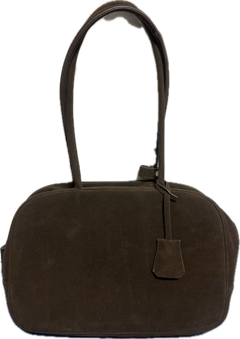 anuke Ecoleather Boston Bag ブラウン