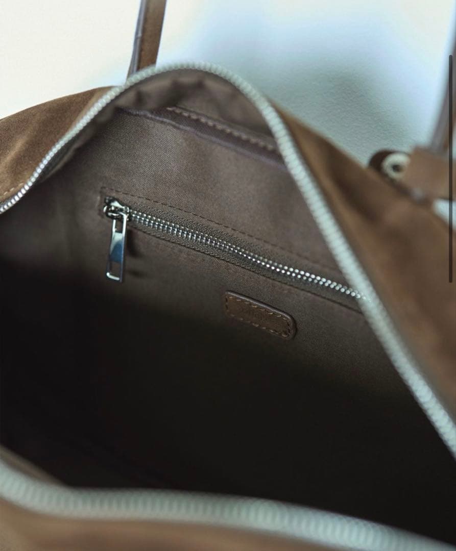 anuke Ecoleather Boston Bag ブラウン