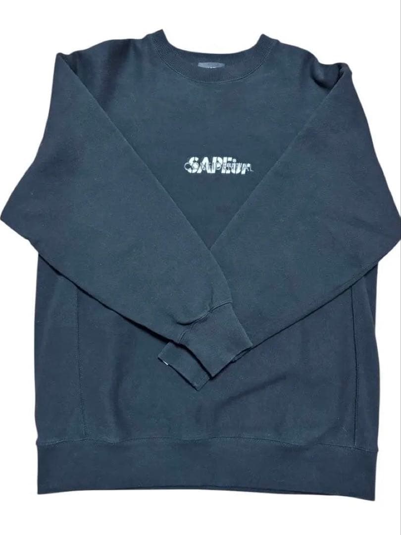 【受注限定】SAPEur サプール スウェット XL アフロロゴ 黒 未使用