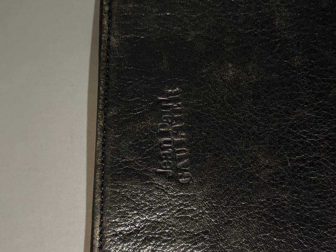 バッグ Jean Paul Gaultier leather tote bag