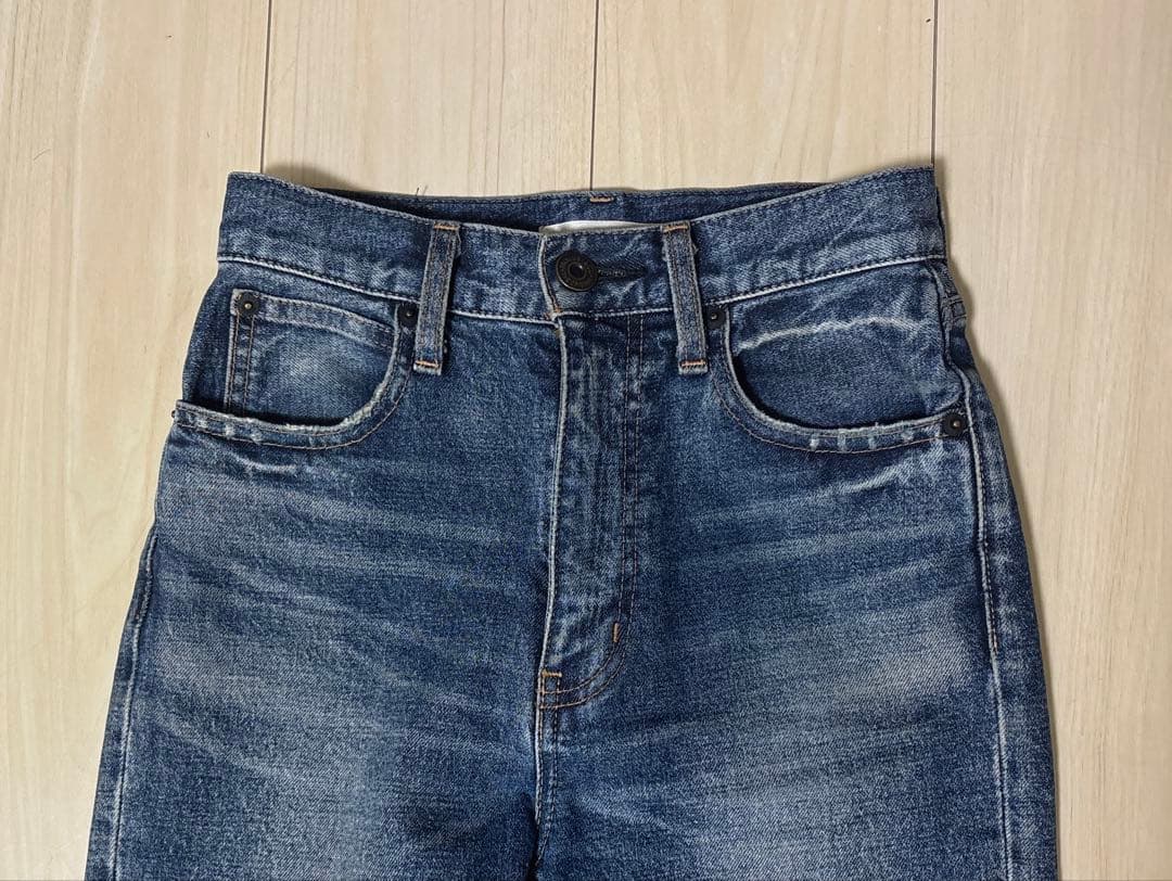 パンツ MOUSSY MVS D/BLU FLARE 24