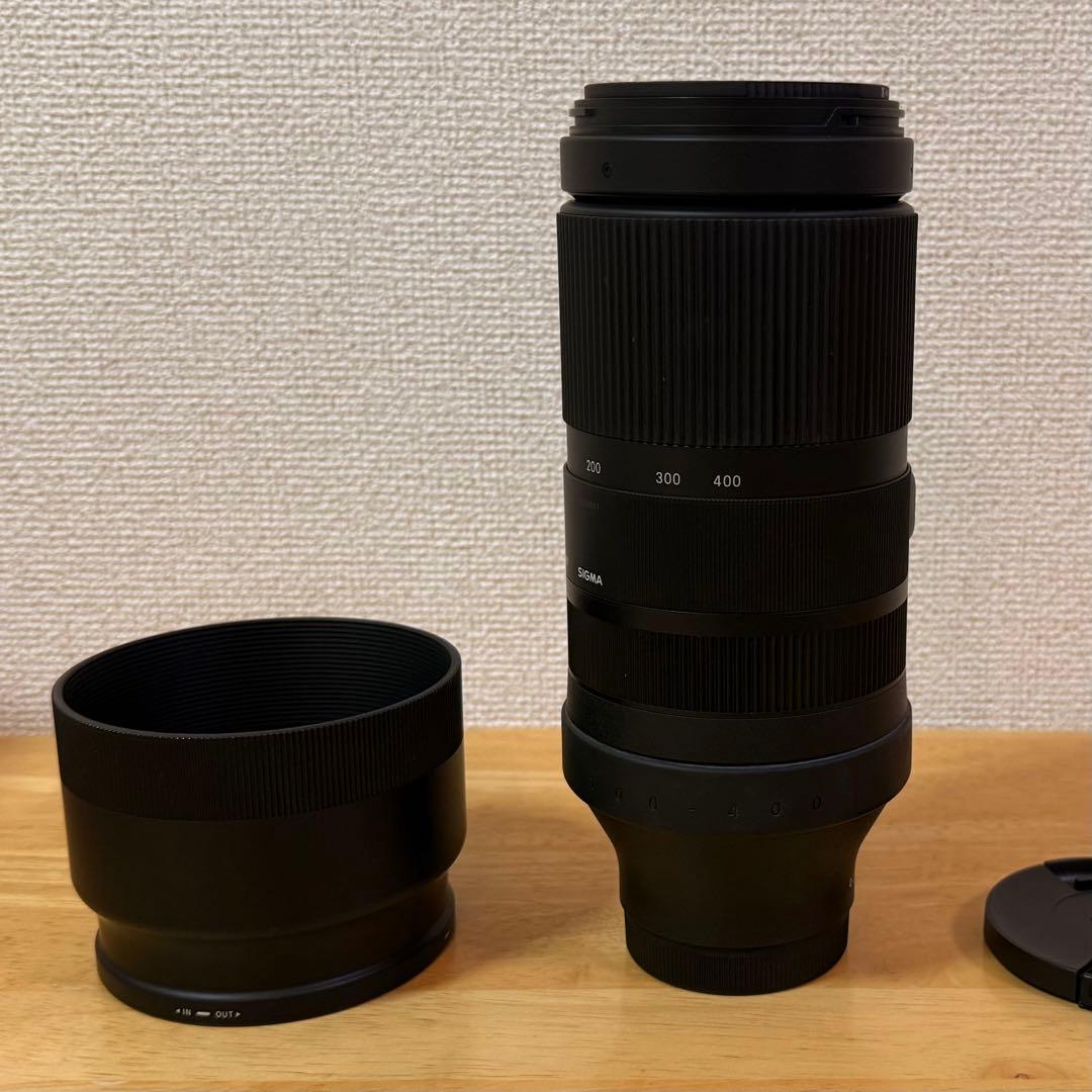 美品 SIGMA 100-400mm F5-6.3ソニーEマウント用
