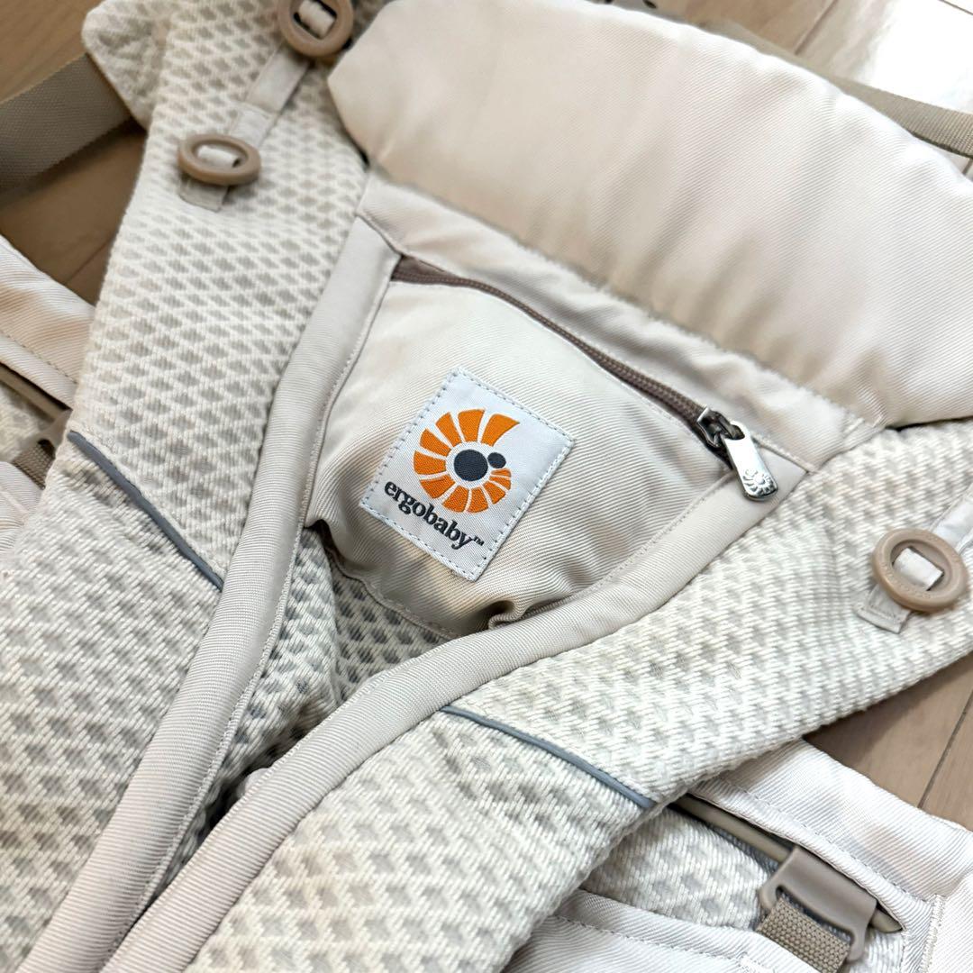 美品【エルゴベビー 】抱っこ紐　 オムニブリーズ　ナチュラルベージュ