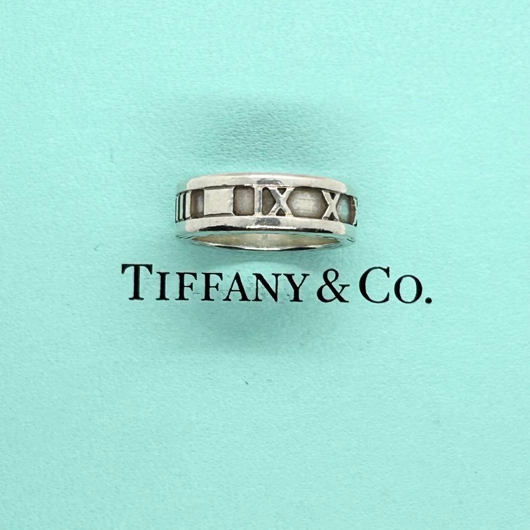 TIFFANY ティファニー アトラス リング SV925 8号 上品 定番