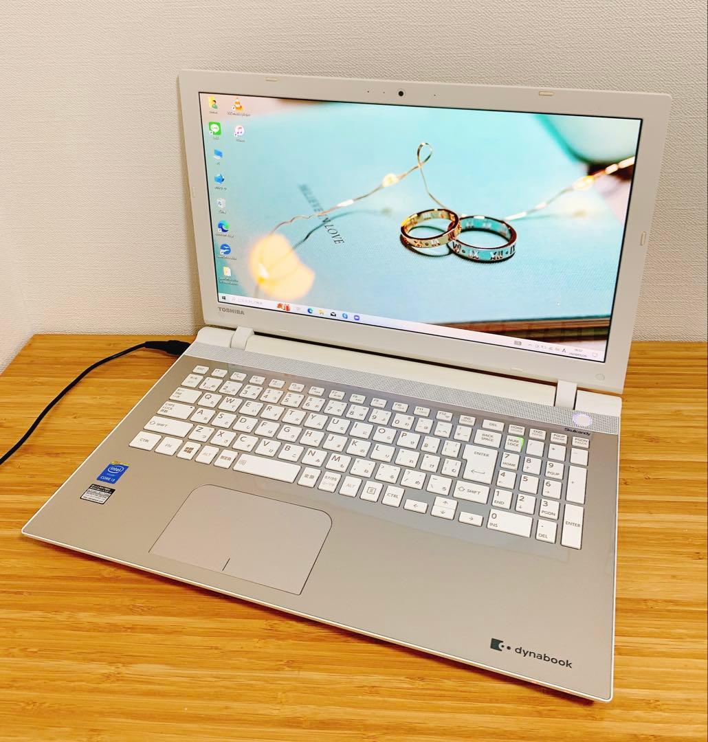 カメラ付PC✨ノートパソコン　オフィス付き✨SSD✨人気のdynabook✨薄型