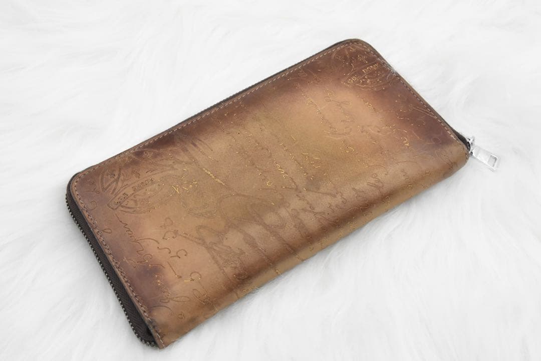 ベルルッティ カリグラフィー ラウンドファスナー長財布 Berluti イタウバ