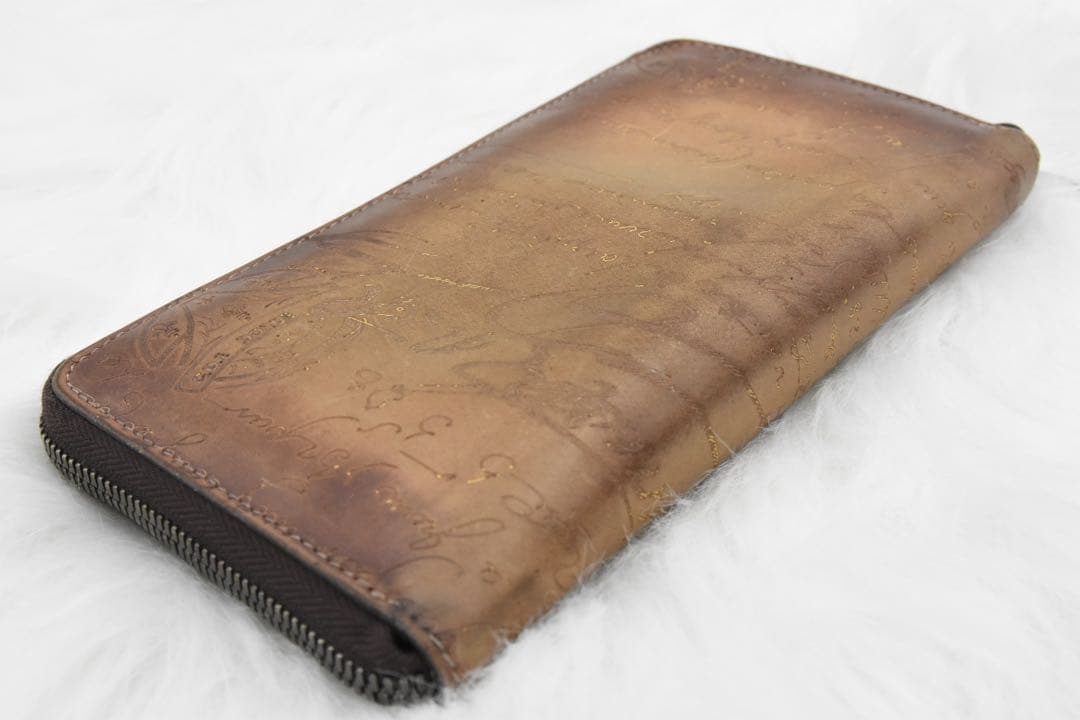 ベルルッティ カリグラフィー ラウンドファスナー長財布 Berluti イタウバ