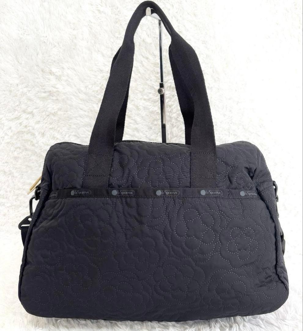 レスポートサック パフィーブロッサムズ ボストンバック 刺繍 花柄 2way