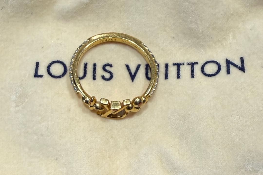 LOUIS VUITTON アイコニック　リング　ライン ストーン