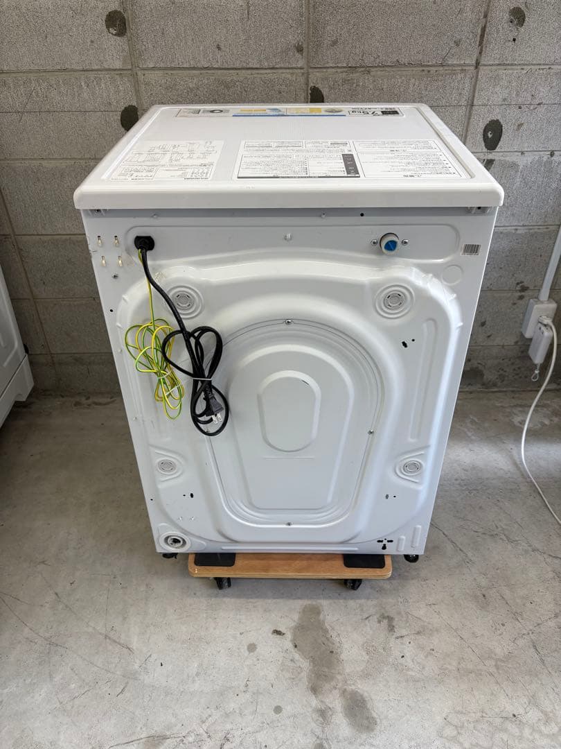 無料配送設置込 新品付属品有 アイリスオーヤマ 7.5キロ ドラム式洗濯機