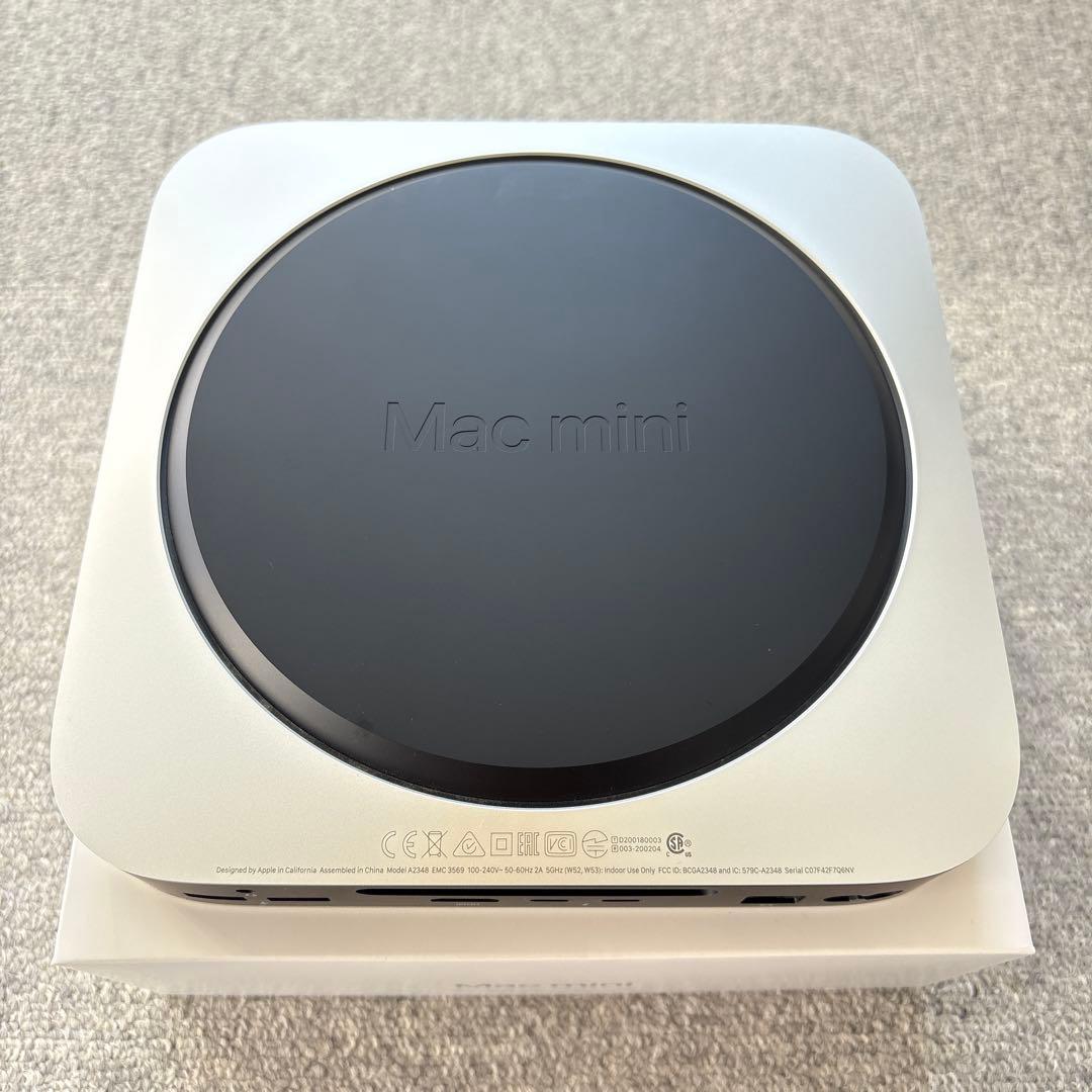 Macデスクトップ Apple Mac mini 8GB 256GB A2348