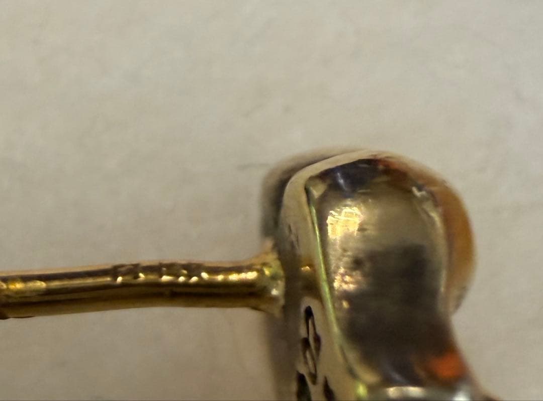 クロムハーツ　ストーンズ　リップ&タンピアス　18kコーティング