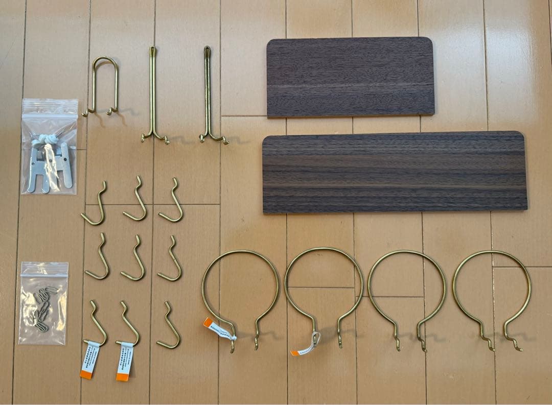 アマブロ ペグウォール ウォールナット Mサイズ パーツ付き