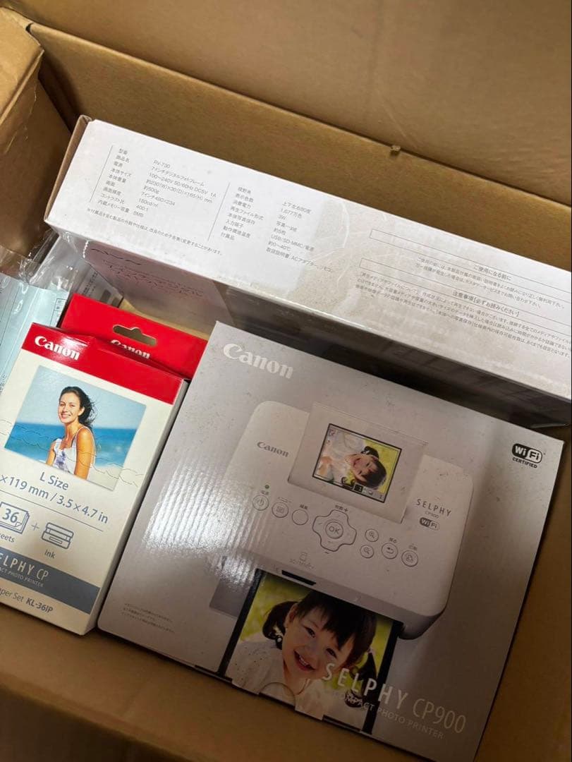 Canon Selphy CP900 写真プリンターセット