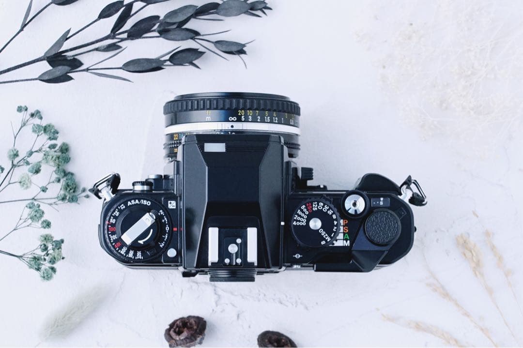 完動品 ◉ Nikon FA 単焦点レンズ付き フィルムカメラ