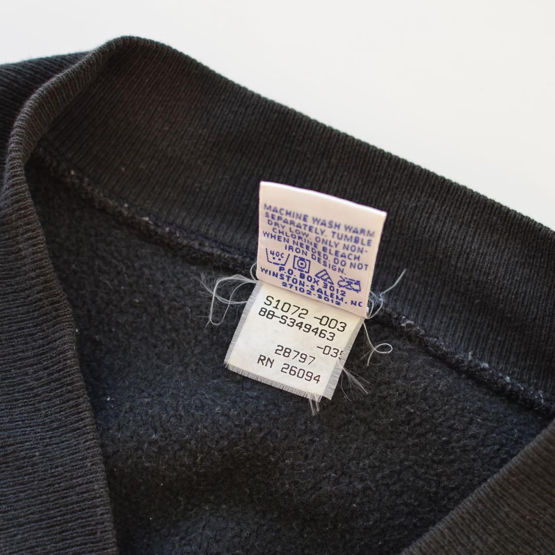 90s Champion スナップボタン ブラック 黒　メキシコ製