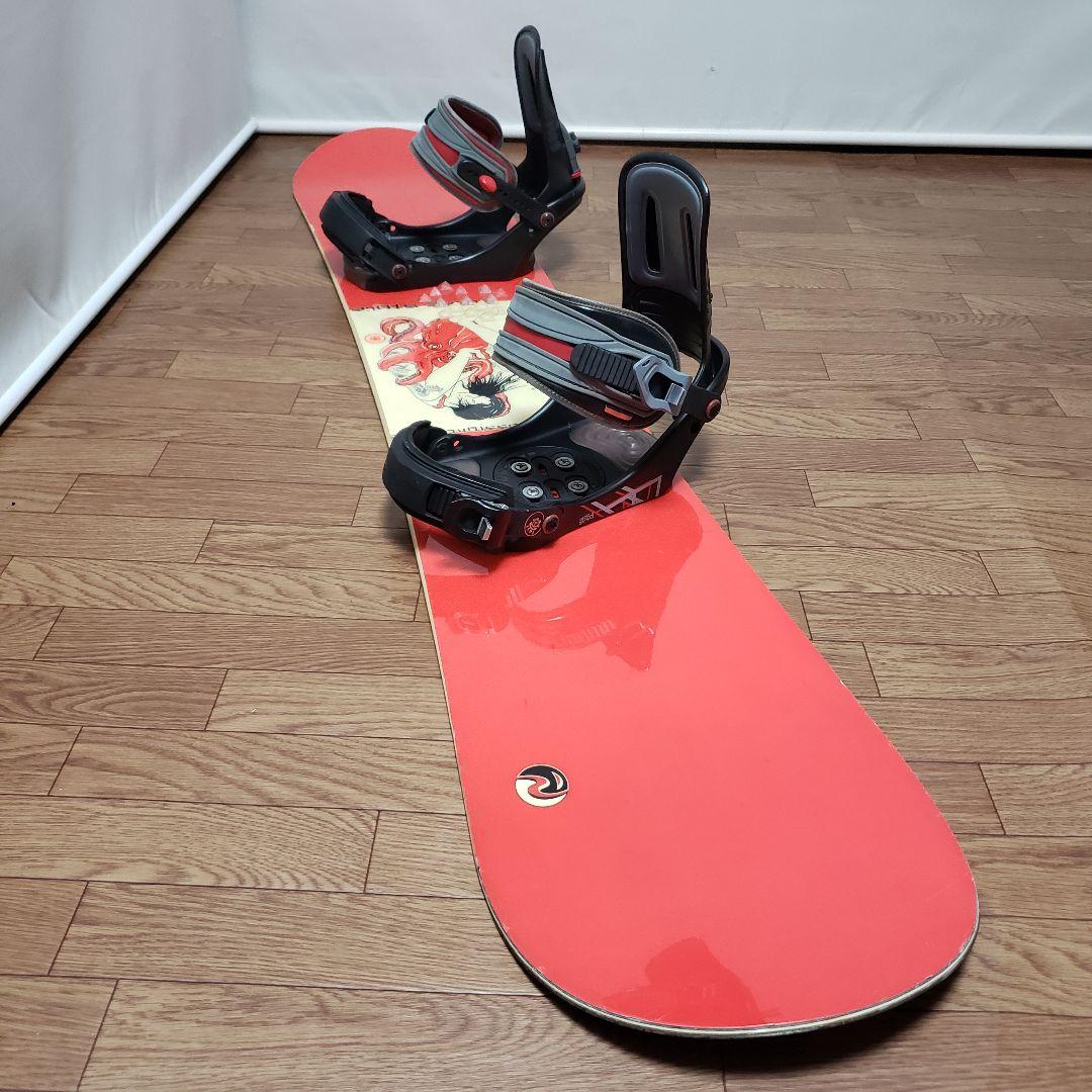 専用 ROSSIGNOL SALOMON 155cm スノーボードセット