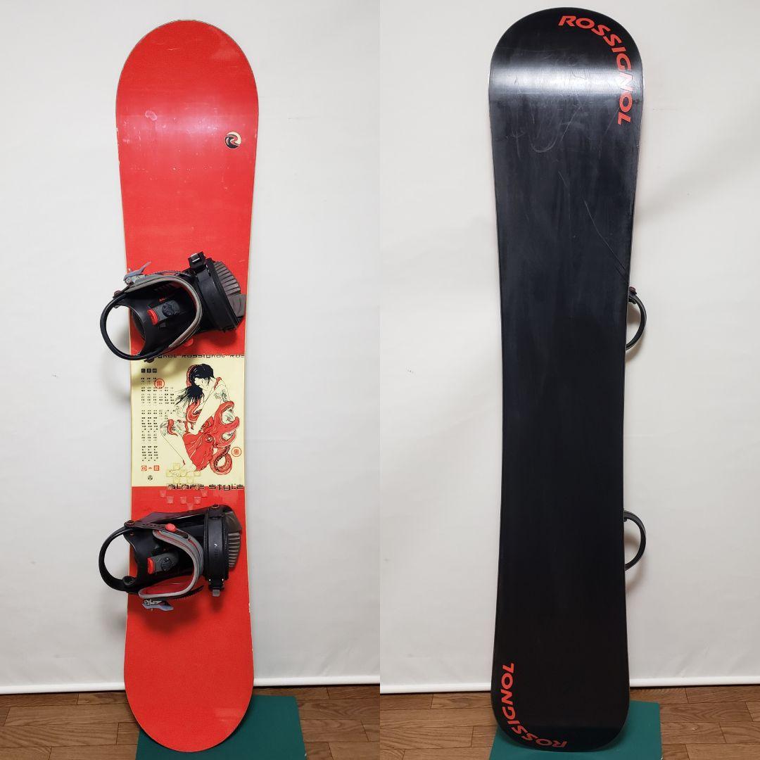 専用 ROSSIGNOL SALOMON 155cm スノーボードセット