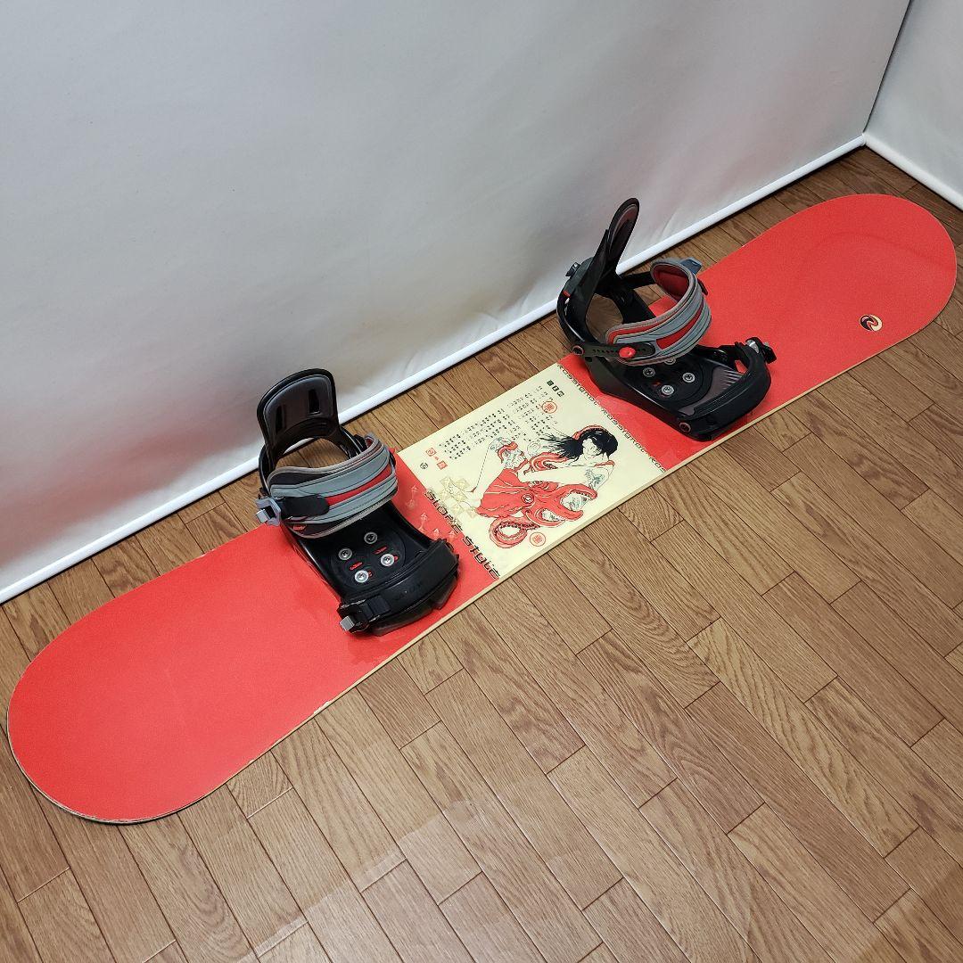 専用 ROSSIGNOL SALOMON 155cm スノーボードセット