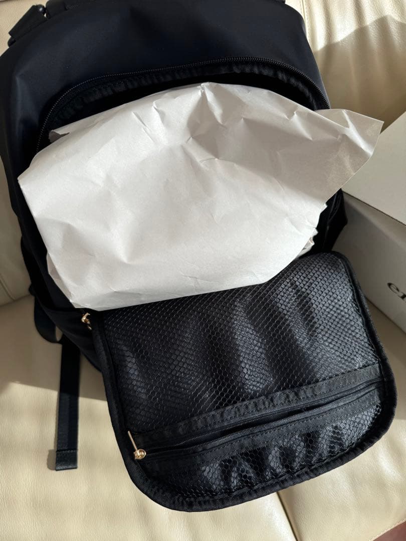 emiriaWiz ブラック マザーズバッグ　Mサイズ