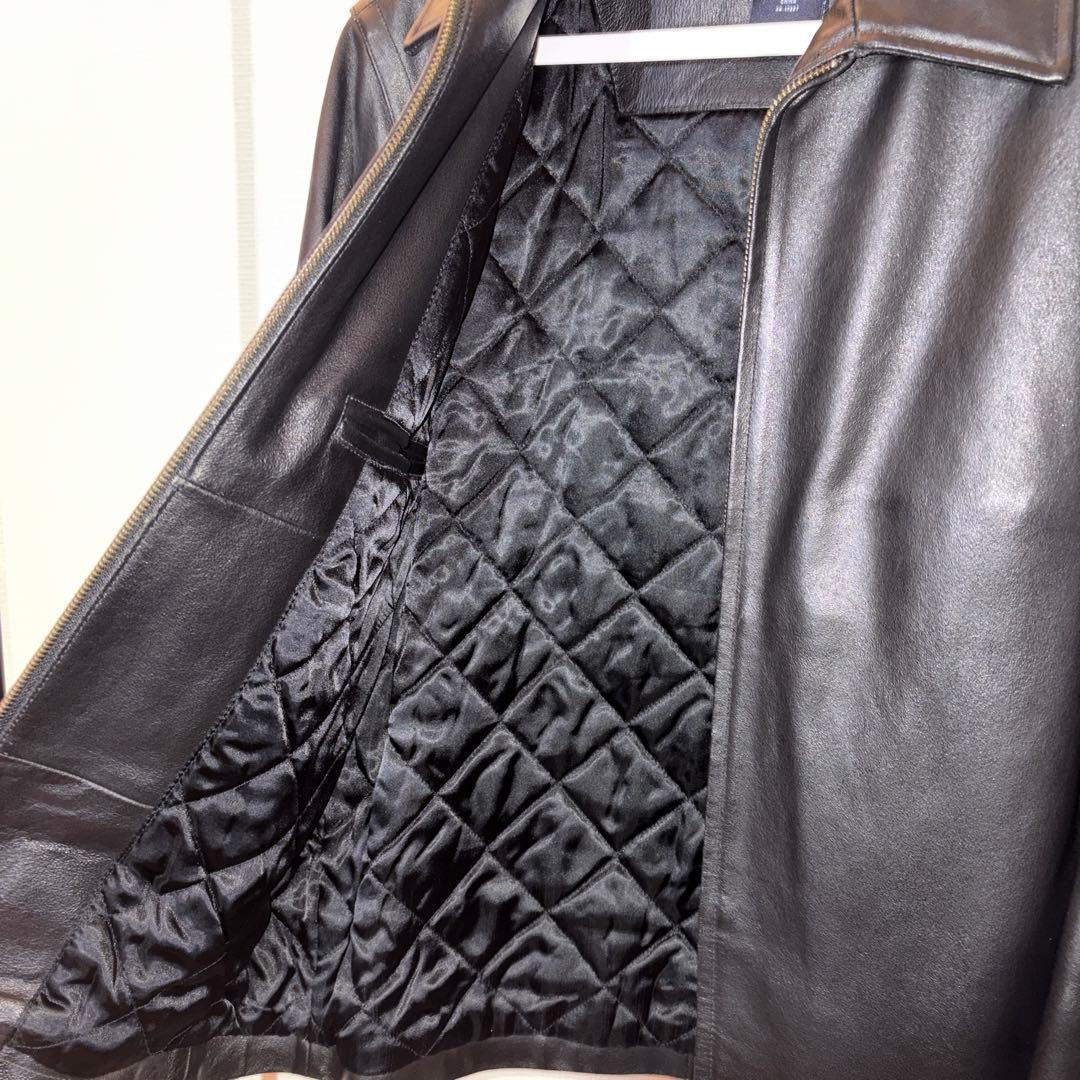 GAP レザージャケット Leather Zip Jacket オールドGAP