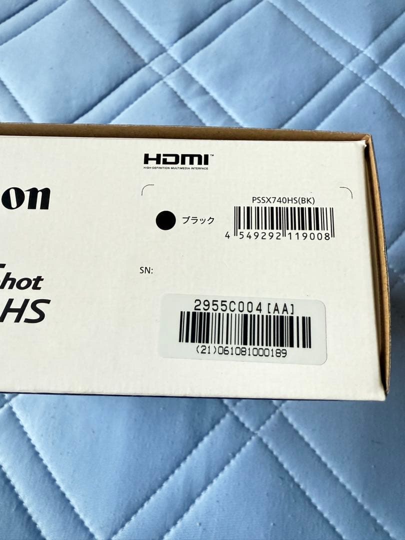 【新品・未使用】キヤノン　POWERSHOT SX740 HS ブラック