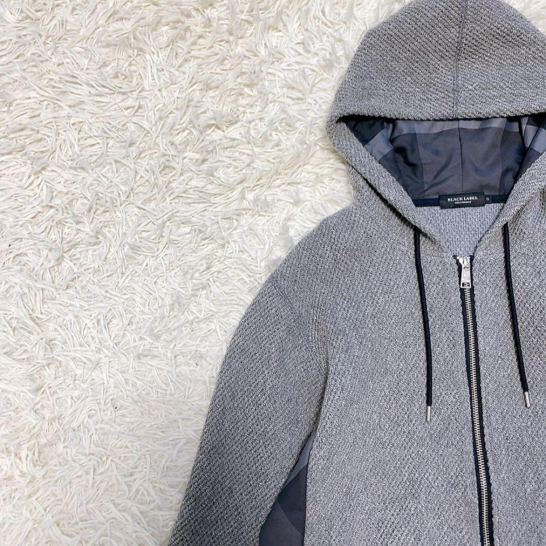 【美品】ブラックレーベルクレストブリッジ ジップパーカー チェック 春アウター