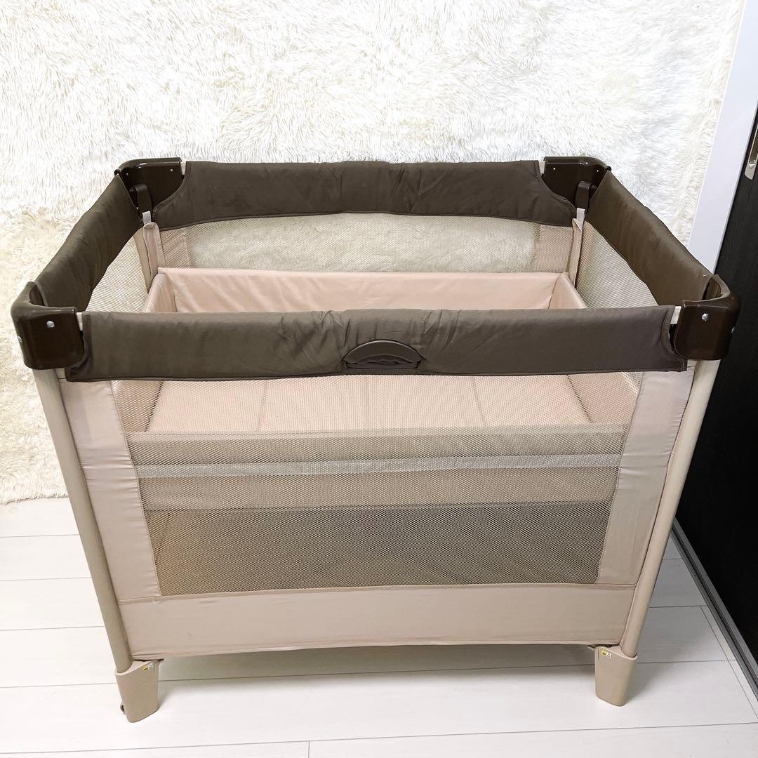 Aprica アップリカ ベビーベッド ココネル ココア 綺麗 美品 元箱付き