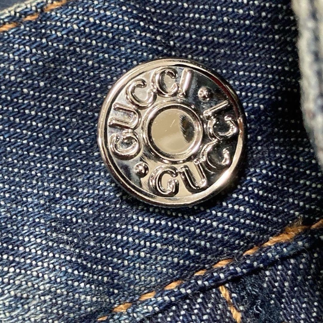正規品　美品　GUCCI シェリーライン ストレッチデニム　イタリア製 38