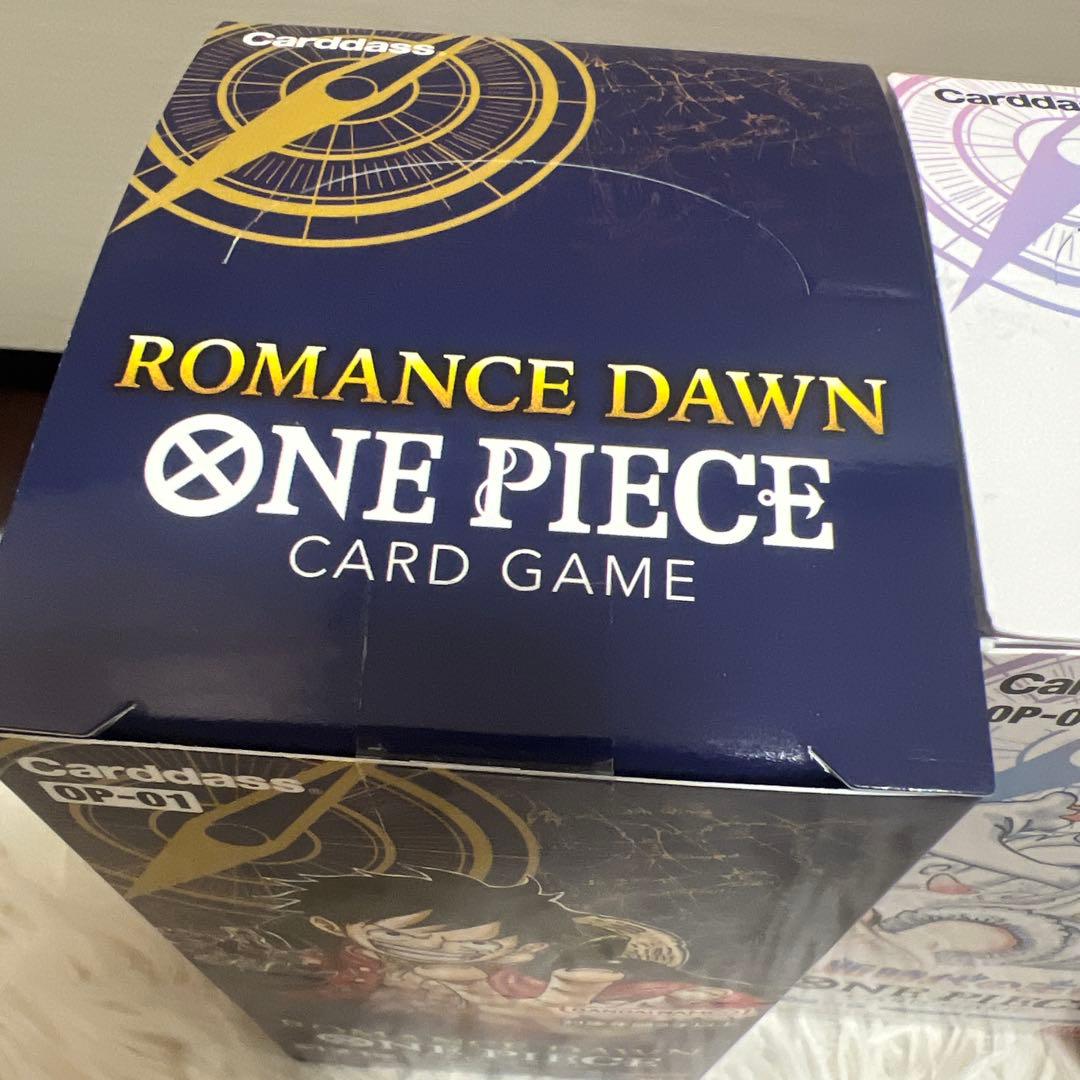 未開封 ワンピースカード BOX 3箱 テープ付き