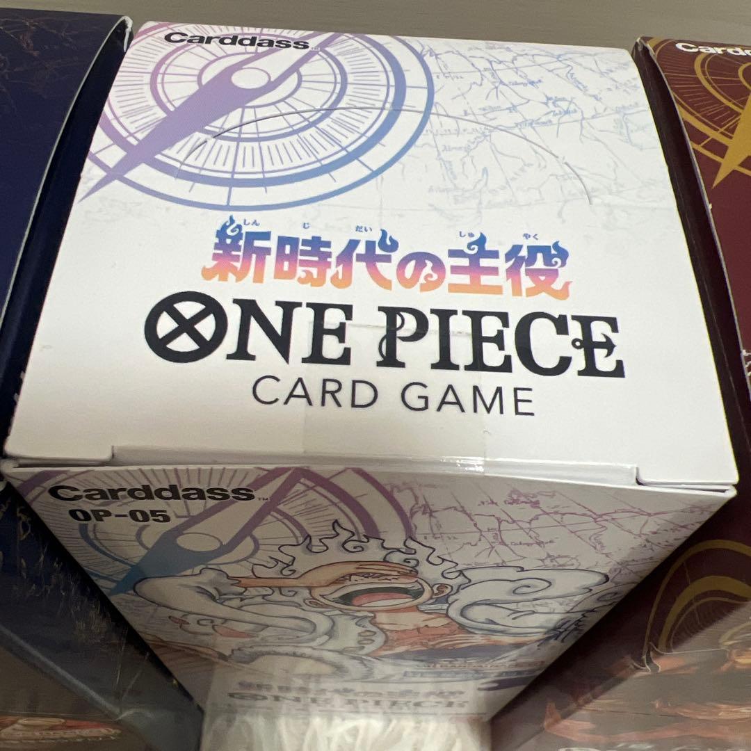 未開封 ワンピースカード BOX 3箱 テープ付き