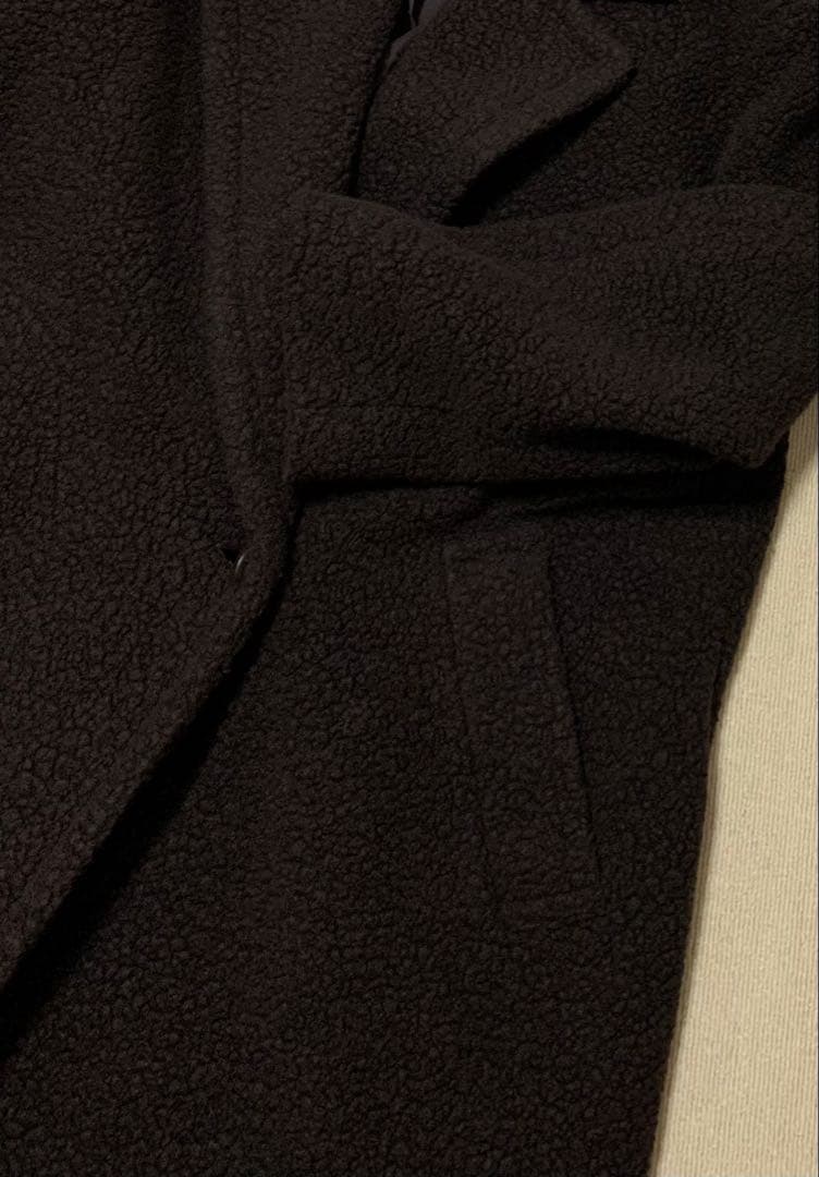 23区　テディベア　ボア　コート　大人ダークブラウン　サイズ44