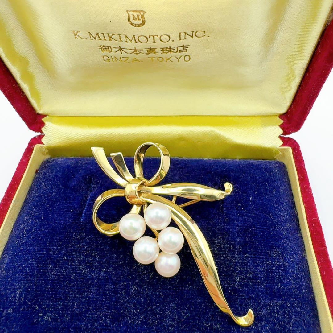 ○✨美品　MIKIMOTOミキモト ブローチK14