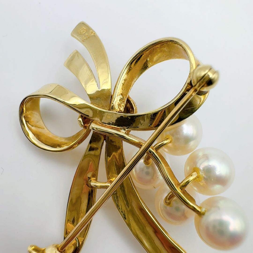 ○✨美品　MIKIMOTOミキモト ブローチK14