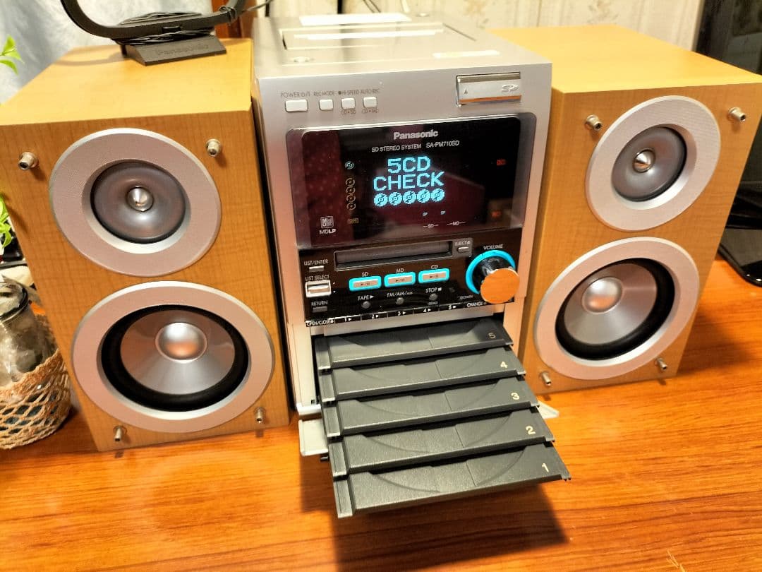 panasonicミニコンポSA-PM710SD　リモコン取扱い説明書付き